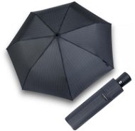 Bugatti Buddy Duo - pánský plně automatický skládací deštník, antracit, proužek - Umbrella
