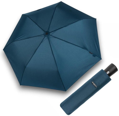 Bugatti Buddy Duo - men's fully automatic folding umbrella, blue - Umbrella - Main image
