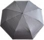 Derby Hit Mini gents printed / Herren gemustert- pánský skládací deštník, šedá, proužek - Umbrella