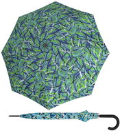 Derby Hit Lang AC Moving Lines Blue - dámský holový vystřelovací deštník - Umbrella