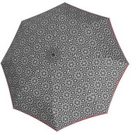 Derby Hit Lang AC Triple - dámský holový vystřelovací deštník, červená, geometrický / abstraktní - Umbrella