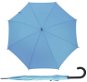 Derby Hit Long Automatik - dámský holový vystřelovací deštník, modrá, plná barva - Umbrella