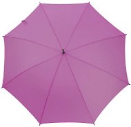 Derby Hit Long Automatik - dámský holový vystřelovací deštník, růžová, plná barva - Deštník