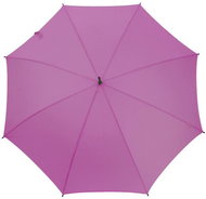 Derby Hit Long Automatik - dámský holový vystřelovací deštník, růžová, plná barva - Umbrella