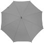 Derby Hit Long Automatik - dámský holový vystřelovací deštník, šedá, plná barva - Umbrella