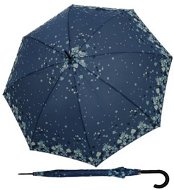 Derby Lang Hit AC Crystal - dámský holový vystřelovací deštník, modrá, geometrický / abstraktní - Deštník