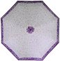 Derby Hit Mini Classic - dámský skládací deštník, fialová, květinový - Umbrella