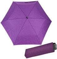Derby HIT MINI FLAT - dětský/dámský skládací deštník, fialová, plná barva - Umbrella