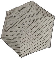 Derby Hit Mini Flat Dots - dámský skládací deštník, šedá, puntík - Umbrella