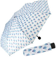 Derby Mini Trend Gemustert dámský skládací deštník, modrá - Umbrella