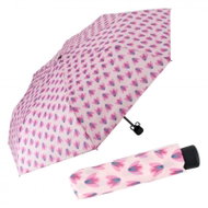 Derby Mini Trend Gemustert dámský skládací deštník, růžová, s motivem - Umbrella