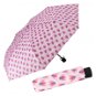 Derby Mini Trend Gemustert dámský skládací deštník, růžová, s motivem - Umbrella