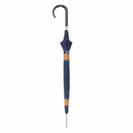 Doppler Carbonsteel Long Automatic London - dámský holový vystřelovací deštník, modrá, proužek - Umbrella