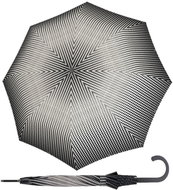 Doppler Fiber Flex AC Black&White Traced - dámský holový vystřelovací deštník - Umbrella