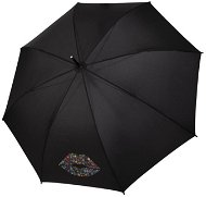 Doppler Long Flex AC Kiss black UV Protection - dámský holový vystřelovací deštník - Umbrella