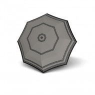 Doppler Fiber Mini Classic - dámský skládací deštník, šedá se vzorem - Umbrella