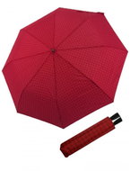 Doppler Fiber Mini Denver - dámský skládací deštník, červená, geometrický / abstraktní - Umbrella