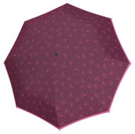 Doppler Fiber Mini Style - dámský skládací deštník, růžová, geometrický / abstraktní - Umbrella