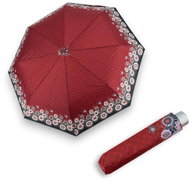 Doppler Mini Light Classic berry flowers - ladies folding umbrella - Umbrella
