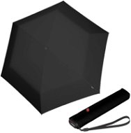 Knirps KNIRPS US.050 BLACK - lehký dámský skládací plochý deštník - Umbrella