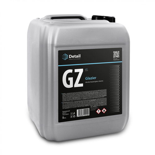 DETAIL GZ "Glazier" - koncentrovaný čistič skel na bázi alkoholu, 5 l - Čistič autoskel - Hlavní obrázek