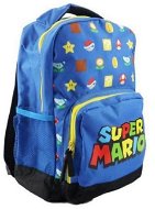 Super Mario - Logo and Icons - batoh školní - Children's Backpack