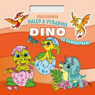 BALOUŠEK TISK Nalepuj a vybarvuj! Dino - Omalovánky