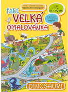 Baloušek Print Fake big colouring book - Dinosaurs (64 × 90 cm) - Colouring Book