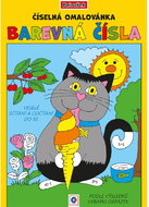 BALOUŠEK TISK Number colouring book A4 - Coloured numbers - Colouring Book