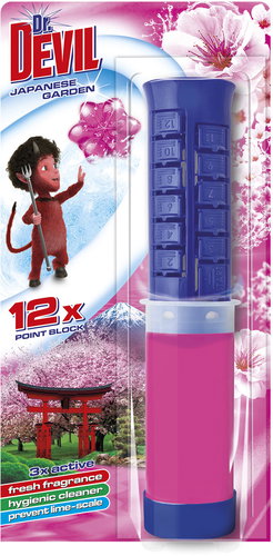 Dr. DEVIL 3in1 Japanese Garden 75 ml - Toilet Block - Main image