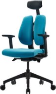 3DE DUOrest Butterfly - modrá - Kancelářská židle