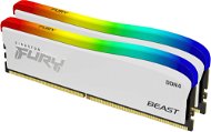 Kingston FURY 16GB KIT DDR4 3600MHz CL17 Beast RGB White Special Edition - Operační paměť
