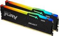Kingston FURY 16GB KIT DDR5 4800MHz CL38 Beast Black RGB - Operačná pamäť