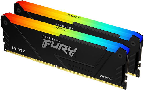 Kingston FURY 32GB KIT DDR4 3200MHz CL16 Beast Black RGB - RAM memória - Fő fotó