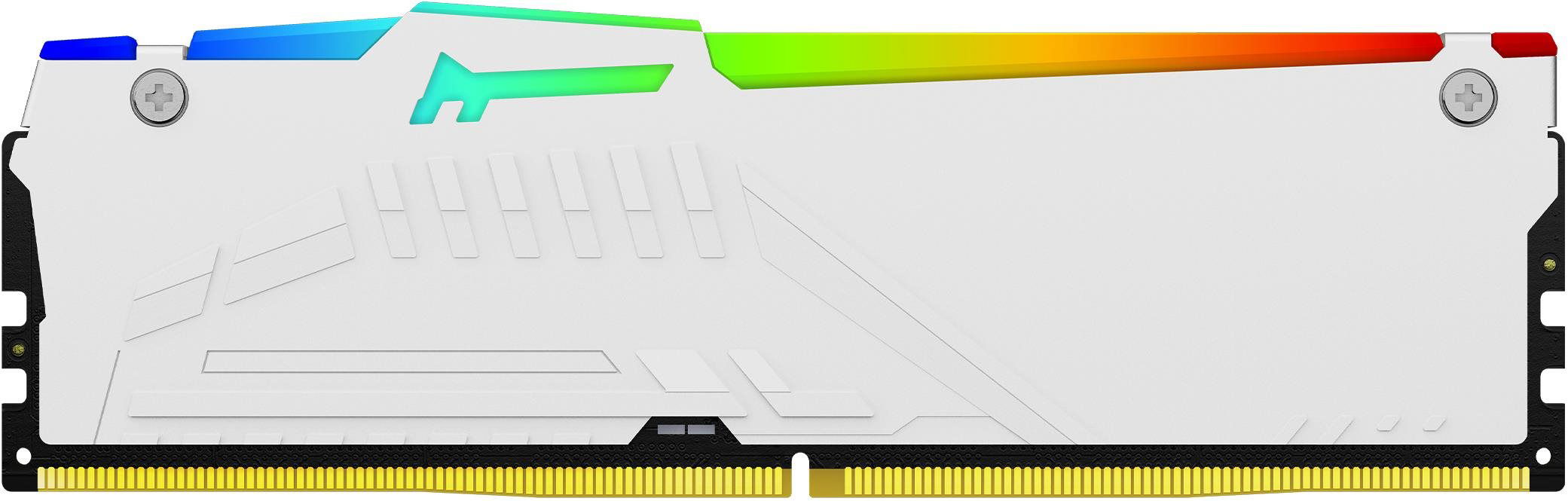 Kingston FURY 64GB KIT DDR5 6000MHz CL40 Beast White RGB XMP - RAM