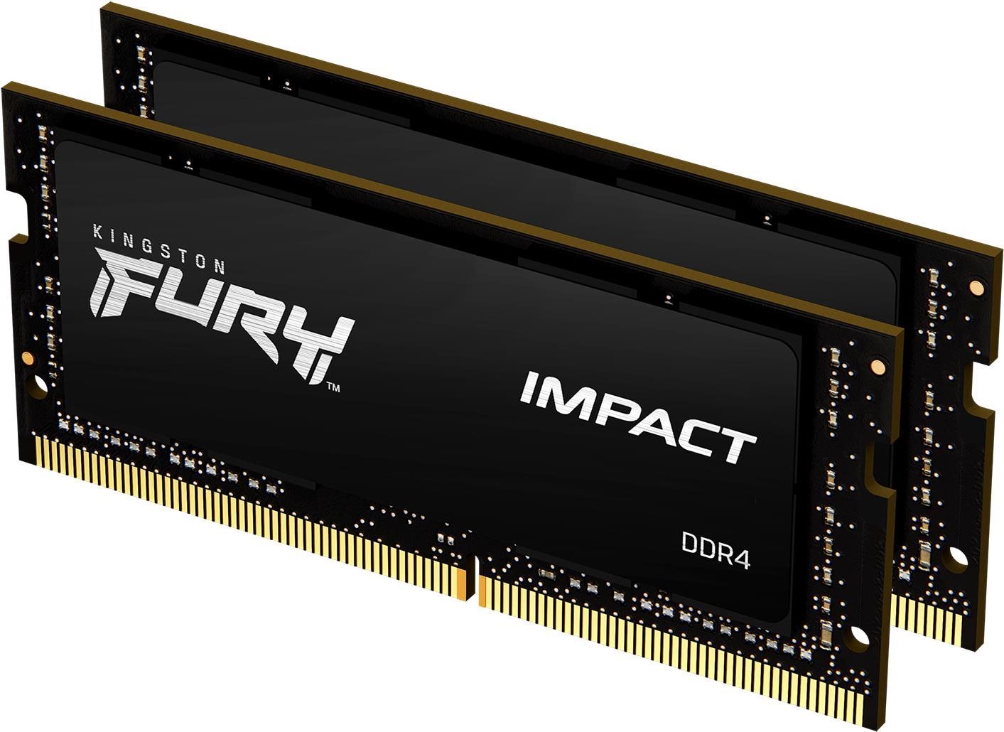 KingstonFURYSO-DIMM64GBKITDDR43200MHzCL20Impact