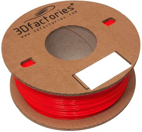 3D Factories ABS PrintPlus Red 1.75 mm 5 m - Filament - Main image
