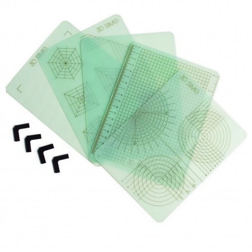 3DSimo Drawing Pad - Extended Set - 3D Printer Accessory - Main image
