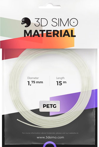 3DSimo Filament PETG/PLA - white 15m - 3D Pen Filament - Main image