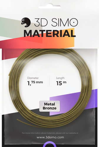 3DSimo Filament METAL - gold 15m - 3D Pen Filament - Main image