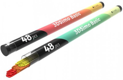 3DSimo Basic Filament PCL1 - Yellow, orange, red - 3D Pen Filament - Main image