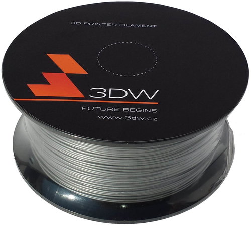 3D World ABS 2.9mm 1kg silver - Filament - Main image
