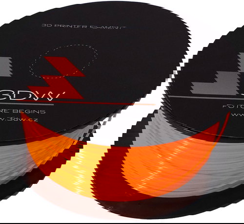 3D World PLA 1.75mm 0.5kg orange - Filament - Main image