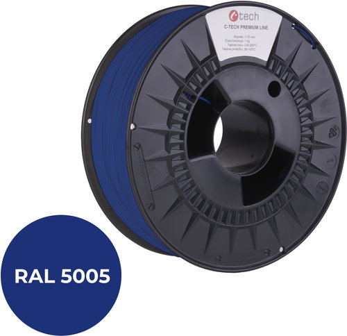 C-TECH filament PREMIUM LINE ABS signal blue RAL5005 - Filament - Main image