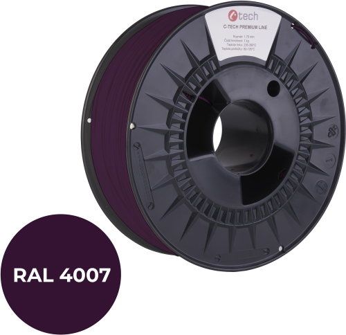 C-TECH filament PREMIUM LINE PETG purple violet RAL4007 - Filament - Main image