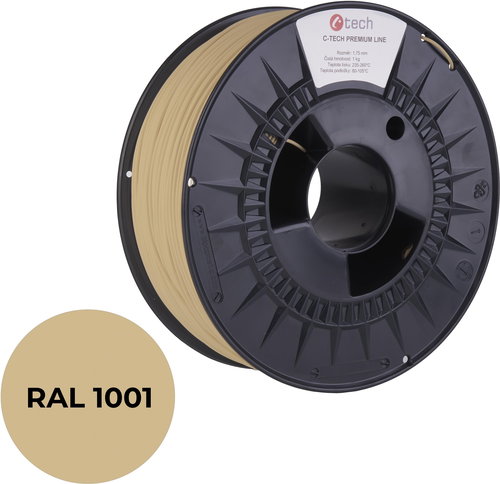 C-TECH filament PREMIUM LINE PLA beige RAL1001 - Filament - Main image