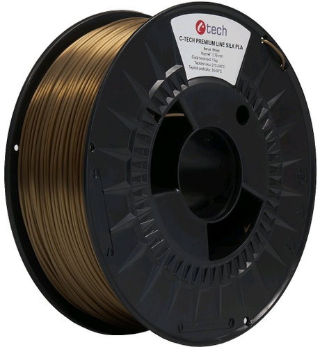 C-TECH PREMIUM LINE PLA Silk, bronz - Filament - Fő fotó
