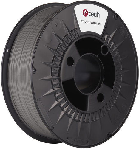 Filament C-TECH ESSENTIAL LINE, PETG, grey, 1,75mm, 1kg - Filament - Main image