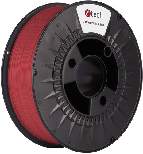 C-TECH ESSENTIAL LINE, PLA, piros, 1,75 mm, 1 kg - Filament - Fő fotó