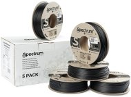 Filament Spectrum PLA Carbon Set 1.75 mm Black 5× 0.25 kg - Filament